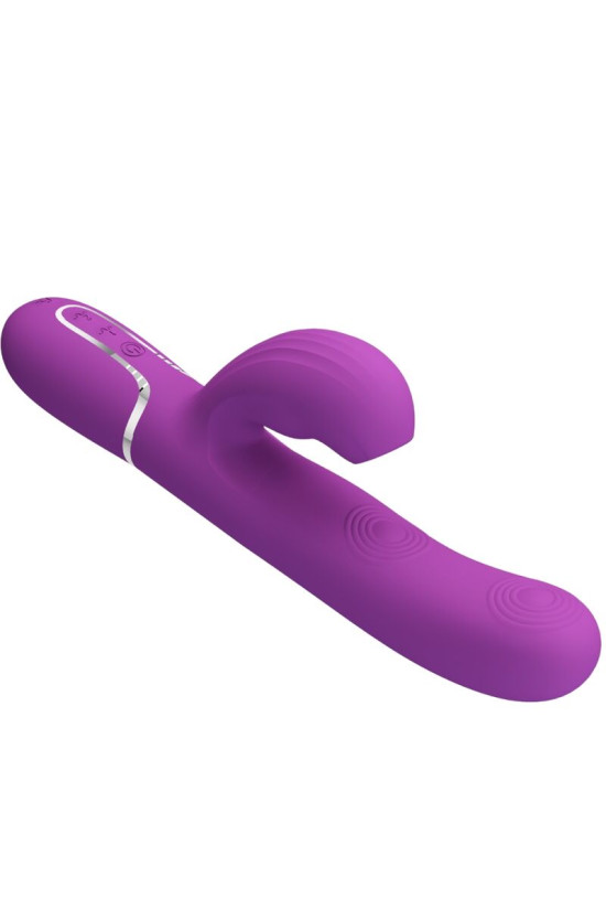 PRETTY LOVE - PERLITA 3 IN 1 VIBRATORE MULTIFUNZIONE CONIGLIO VIOLA