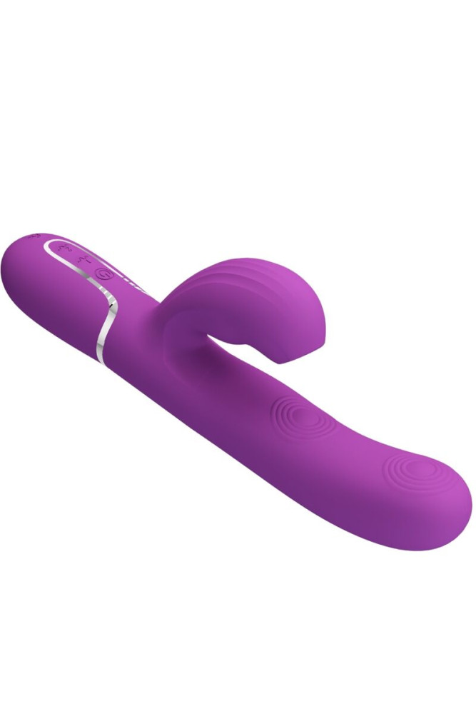 PRETTY LOVE - PERLITA 3 IN 1 VIBRATORE MULTIFUNZIONE CONIGLIO VIOLA