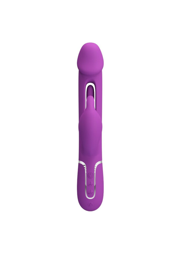 PRETTY LOVE - KAMPAS 3 IN 1 MULTIFUNZIONE VIBRATORE CONIGLIO VIOLA