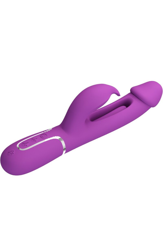 PRETTY LOVE - KAMPAS 3 IN 1 MULTIFUNZIONE VIBRATORE CONIGLIO VIOLA