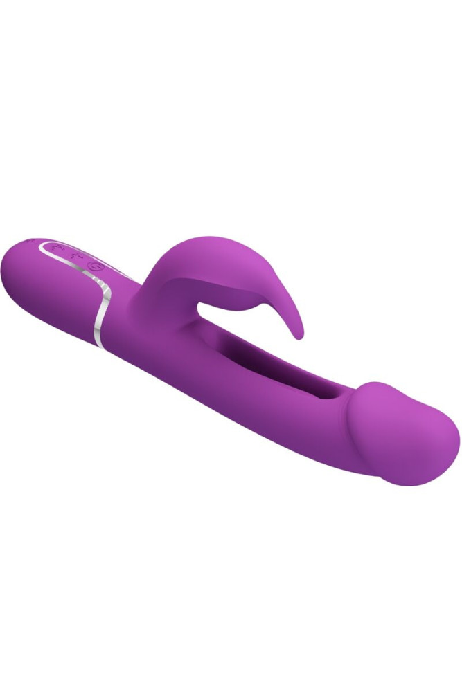 PRETTY LOVE - KAMPAS 3 IN 1 MULTIFUNZIONE VIBRATORE CONIGLIO VIOLA