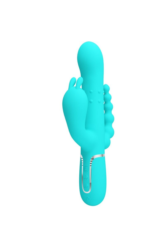 PRETTY LOVE - CAMMY 4 IN 1 MULTIFUNZIONE VIBRATORE TRIPLE RABBIT BLU