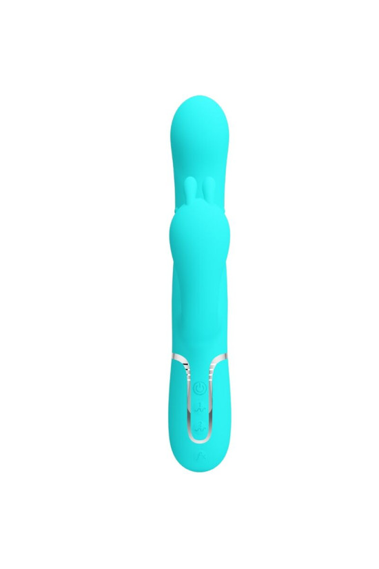PRETTY LOVE - CAMMY 4 IN 1 MULTIFUNZIONE VIBRATORE TRIPLE RABBIT BLU