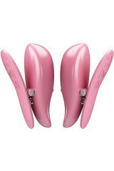 PRETTY LOVE - MORSETTI PER CAPEZZOLI CAILEY 10 VIBRAZIONI TELECOMANDO ROSA