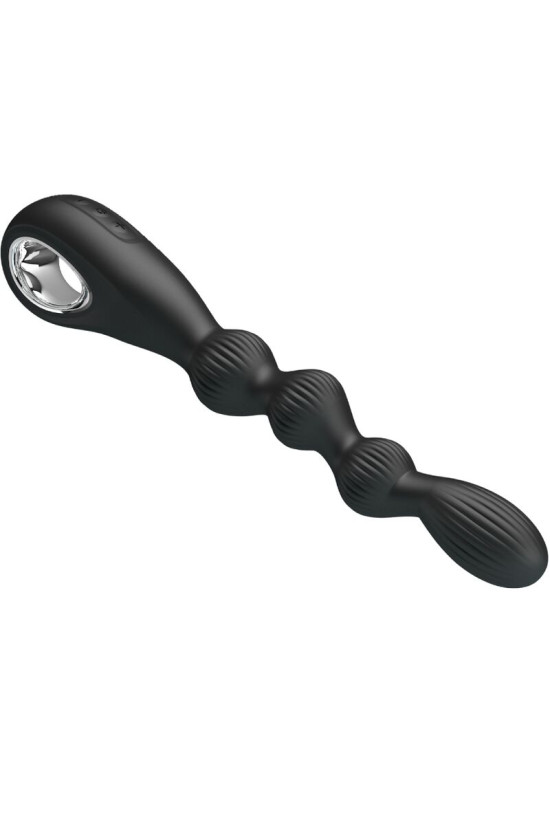 PRETTY LOVE - FEDERER VIBRATORE ANALE 12 VIBRAZIONI NERO