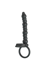 PRETTY LOVE - DILLION ANELLO PER IL PENE A DOPPIA PENETRAZIONE NERO
