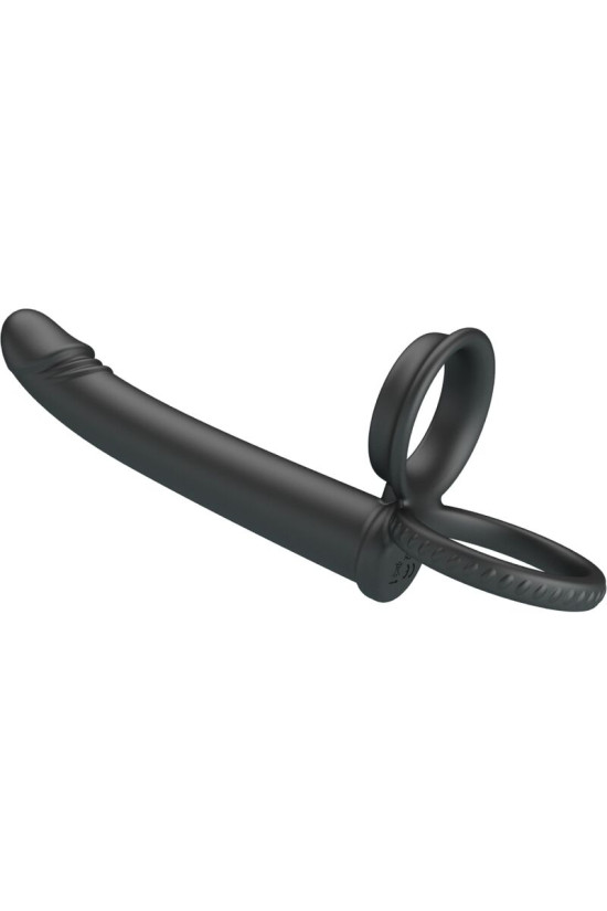 PRETTY LOVE - DILLION DOPPIA PENETRAZIONE DOPPIO ANELLO PER IL PENE NERO