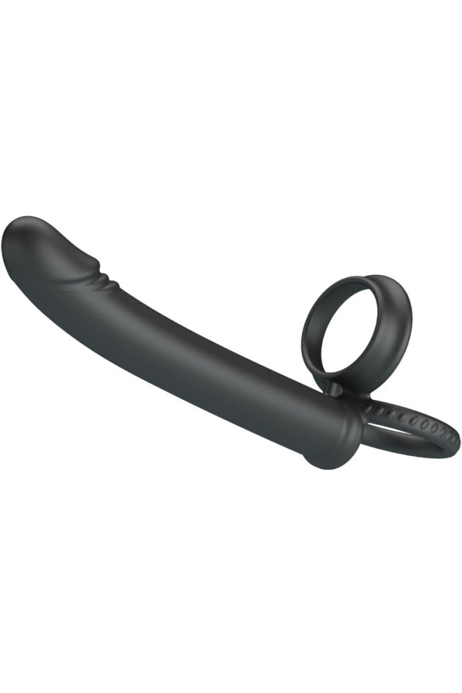 PRETTY LOVE - DILLION DOPPIA PENETRAZIONE DOPPIO ANELLO PER IL PENE NERO