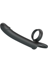 PRETTY LOVE - DILLION DOPPIA PENETRAZIONE DOPPIO ANELLO PER IL PENE NERO