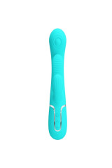 PRETTY LOVE - SHANIA TRIPLE RABBIT VIBRATORE MULTIFUNZIONE 3 IN 1 BLU