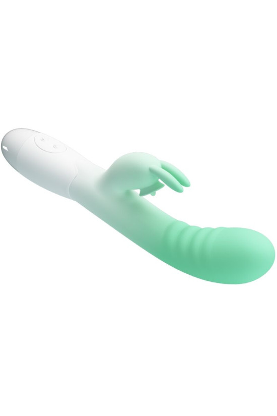 PRETTY LOVE - VIBRATORE CONIGLIO CERBERUS 3O VIBRAZIONI VERDE