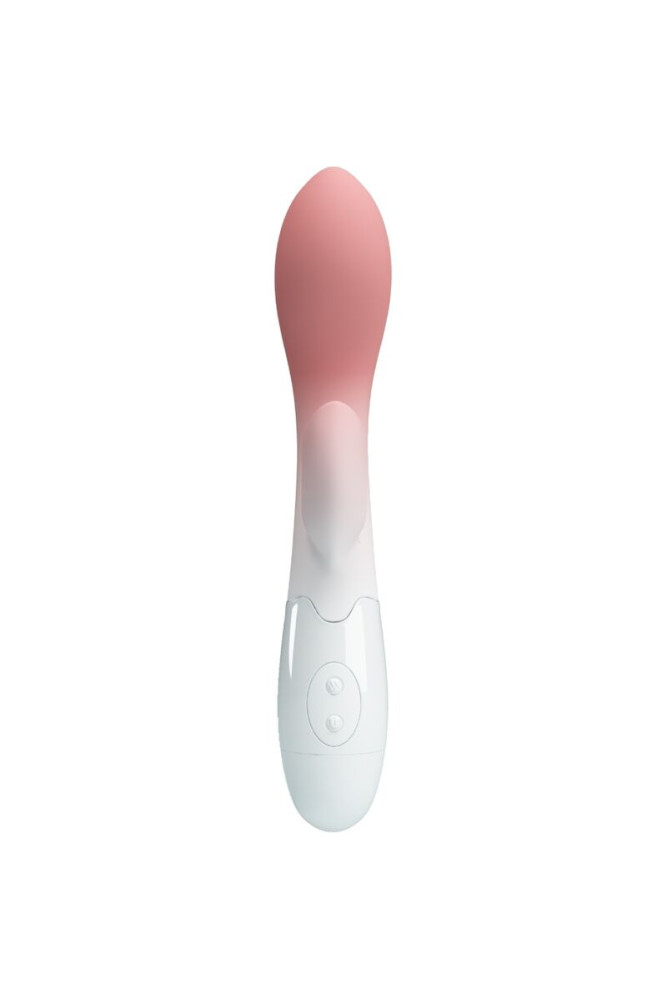PRETTY LOVE - VIBRATORE PUNTO G LUMINOSO + STIMOLATORE CLITORIDEO 30 VIBRAZIONI ROSA