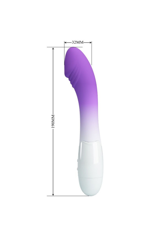 PRETTY LOVE - VIBRATORE ELEMENTAL G-SPOT 30 VIBRAZIONI VIOLA