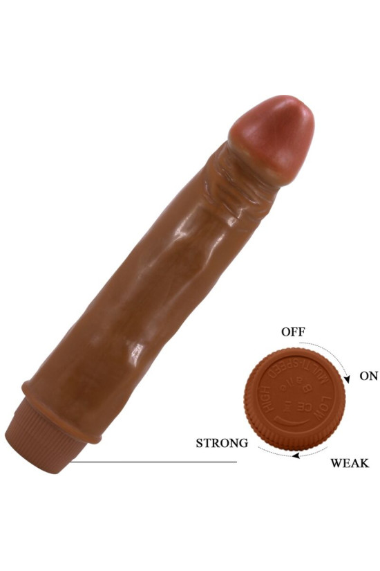 BAILE - VIBRATORE REALISTICO NANO 21 CM MULATTO