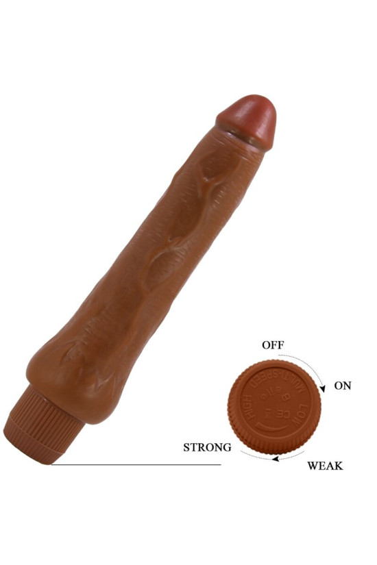 BAILE - DRYAD VIBRATORE REALISTICO 25 CM MULATTO