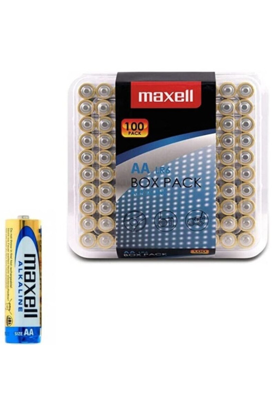 MAXELL - BATTERIA ALCALINICA AA LR6 CONFEZIONE*100 BATTERIE