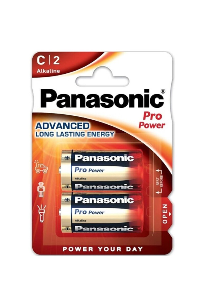 PANASONIC - BATTERIA ALCALINA PRO POWER C LR14 BLISTER*2