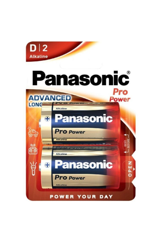 PANASONIC - BATTERIA ALCALINA PRO POWER D LR20 BLISTER*2