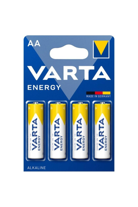 VARTA - ENERGY BATTERIA ALCALINA AA LR6 BLISTER*4
