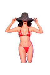 CHILIROSE - CR 4840 MICRO BIKINI ROSSO S/M