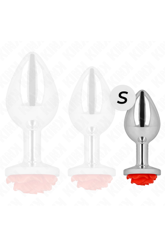 KINK - PLUG ANALE ROSA ROSSO TAGLIA S