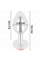 KINK - PLUG ANALE ROSA ROSSO TAGLIA S