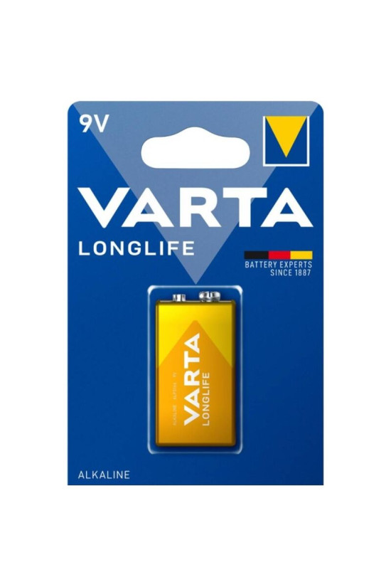 VARTA - BATTERIA ALCALINA LONGLIFE 9V LR61 BLISTER*1