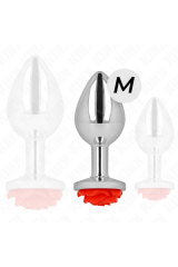 KINK - PLUG ANALE ROSA ROSSO TAGLIA M