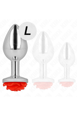 KINK - PLUG ANALE ROSA ROSSO TAGLIA L