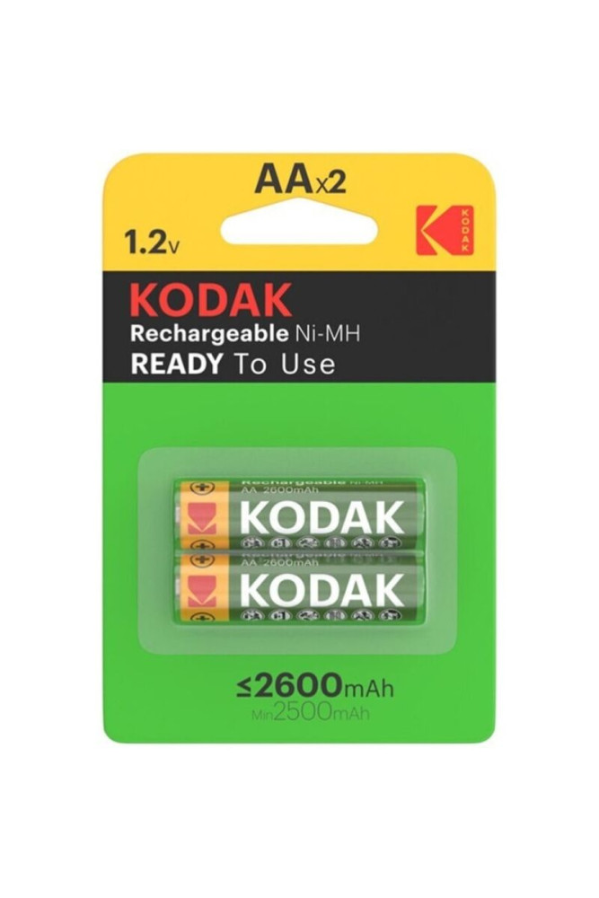 KODAK - BATTERIA RICARICABILE HR6 AA 2600mAh BLISTER*2