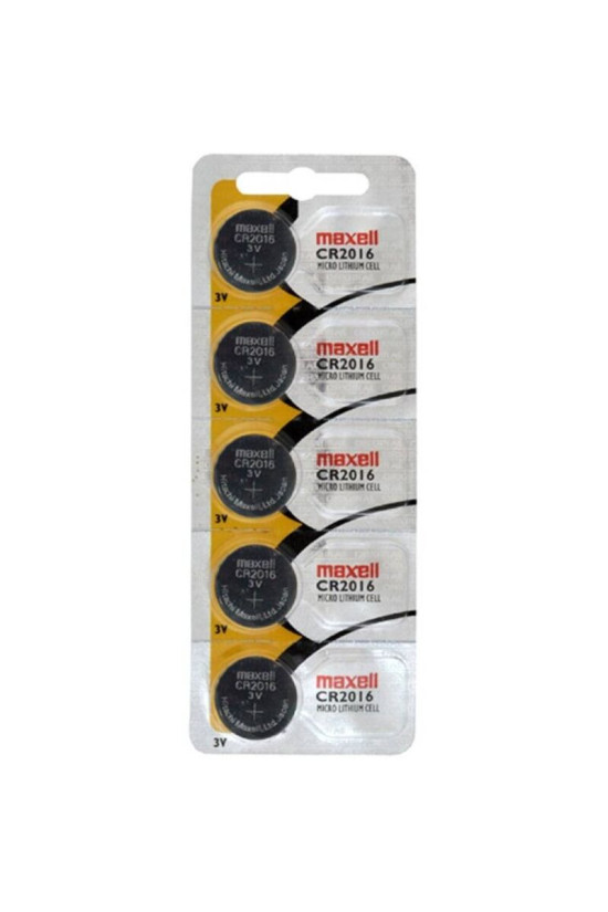 MAXELL - CR2016 3V BATTERIA A BOTTONE AL LITIO BLISTER*5