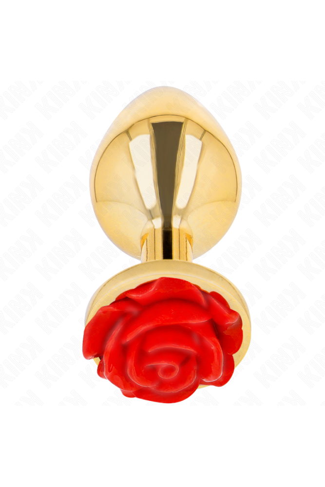 KINK - PLUG ANALE ORO ROSA ROSSO TAGLIA L