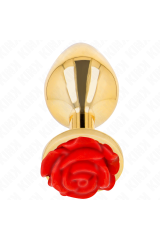 KINK - PLUG ANALE ORO ROSA ROSSO TAGLIA L