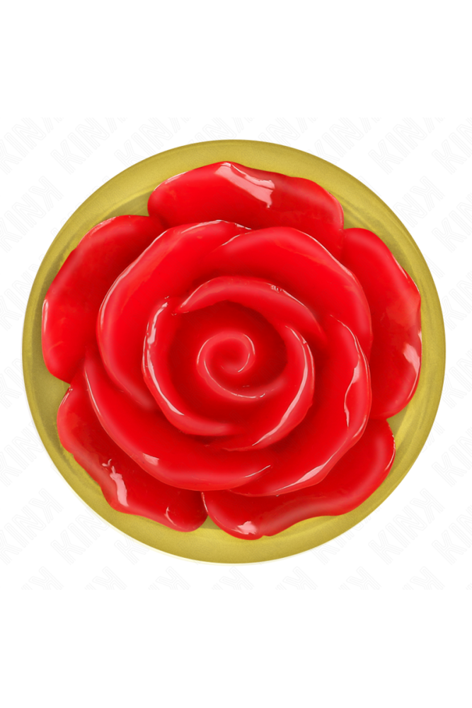 KINK - PLUG ANALE ORO ROSA ROSSO TAGLIA L