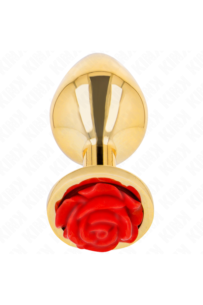 KINK - PLUG ANALE ORO ROSA ROSSO TAGLIA S