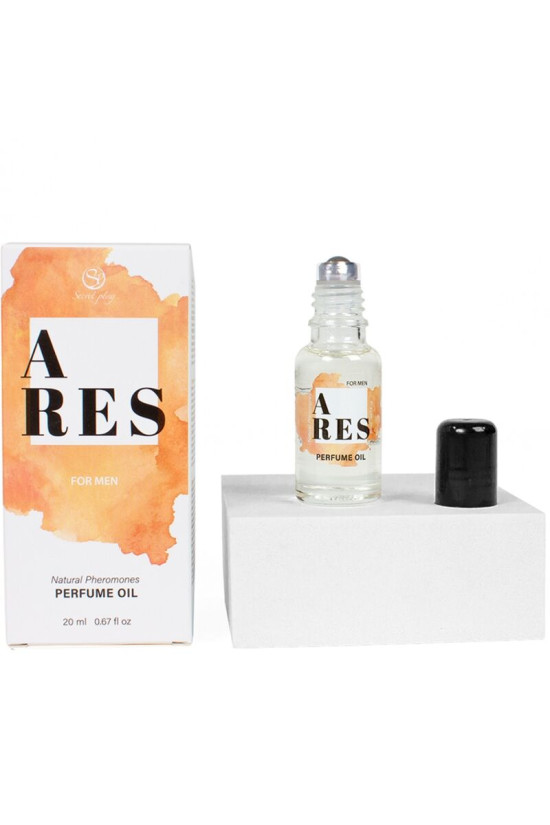 SECRETPLAY - ARES PROFUMO NATURALE FEROMONI IN OLIO PER UOMO 20 ML