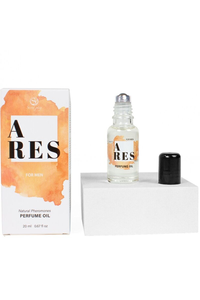 SECRETPLAY - ARES PROFUMO NATURALE FEROMONI IN OLIO PER UOMO 20 ML