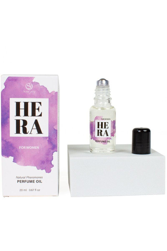 SECRETPLAY - HERA PROFUMO NATURALE FEROMONI IN OLIO PER DONNA 20 ML