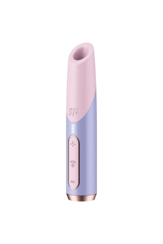 SATISFYER - STIMOLATORE CLITORIDEO BOLD KISS WAVE ROSA / VIOLA