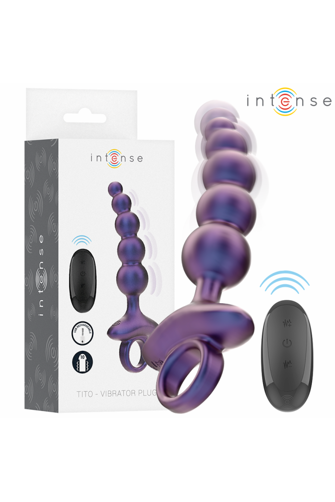 INTENSE - TITO VIBRANTE ANAL PLUG MODELLO 3 TELECOMANDO