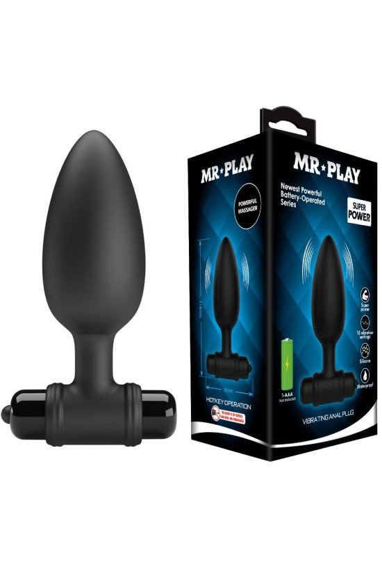 MR PLAY - SUPER POWER ANAL PLUG CON VIBRAZIONE