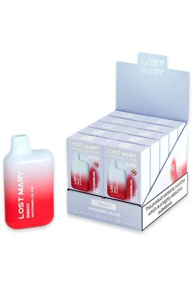LOST MARY - BM600 NICOTINA VAPER 2% MONOUSO ANGURIA GHIACCIO