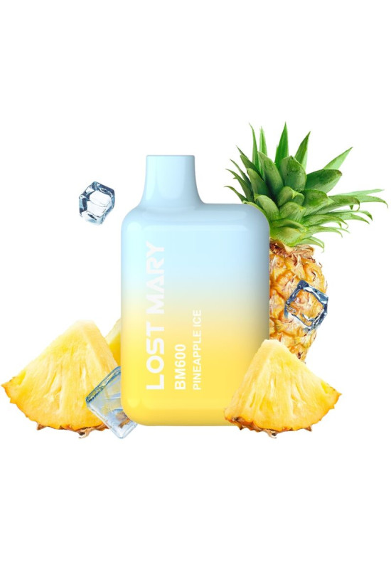 LOST MARY - BM600 NICOTINA VAPER 2% MONOUSO ANANAS GHIACCIO