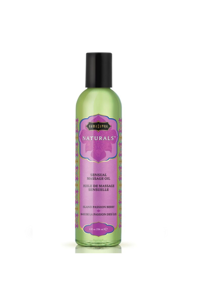 KAMASUTRA - OLIO DA MASSAGGIO NATURALE BACCA DELLA PASSIONE 236 ML