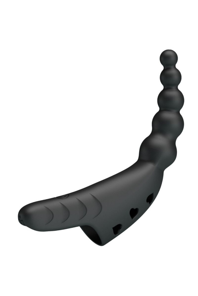 PRETTY LOVE - VIBRATORE DA DITA JORDIN 10 VIBRAZIONI NERO