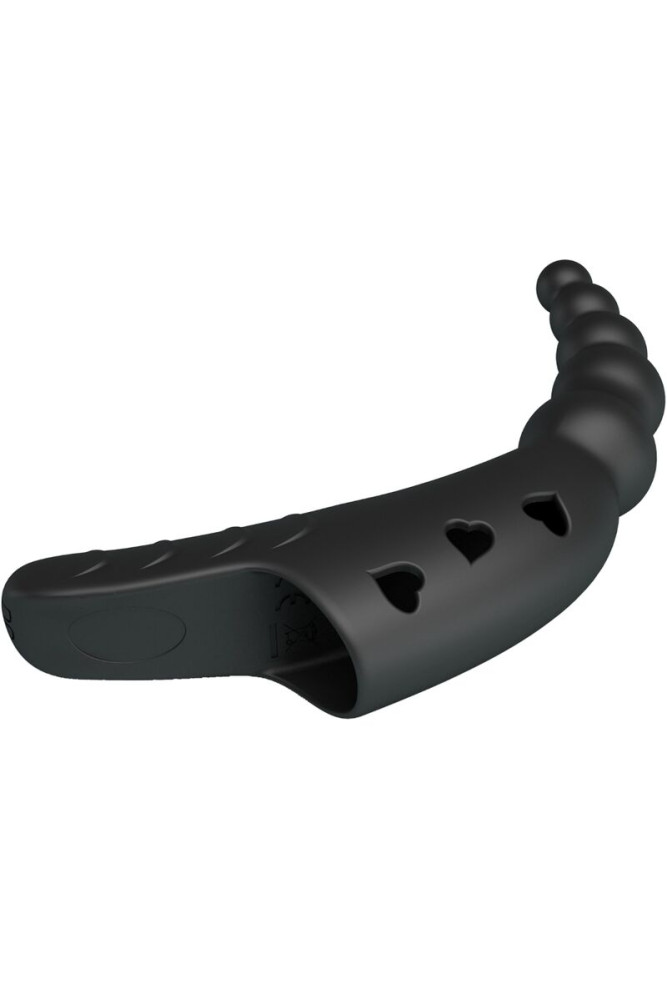 PRETTY LOVE - VIBRATORE DA DITA JORDIN 10 VIBRAZIONI NERO