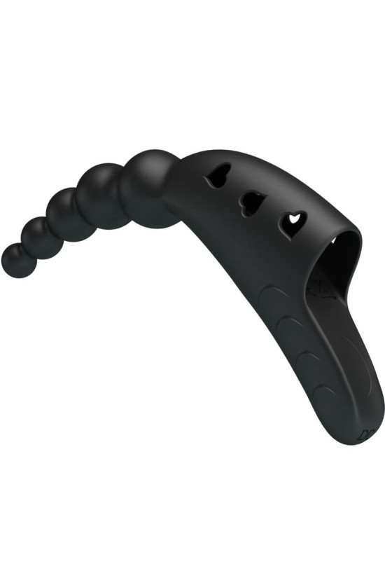 PRETTY LOVE - VIBRATORE DA DITA JORDIN 10 VIBRAZIONI NERO