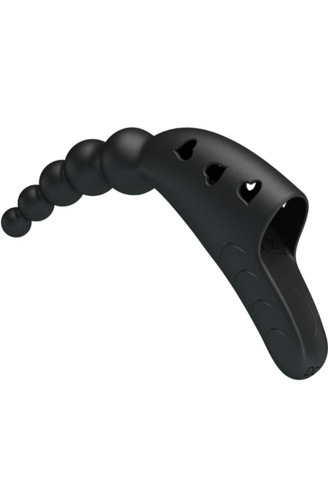 PRETTY LOVE - VIBRATORE DA DITA JORDIN 10 VIBRAZIONI NERO