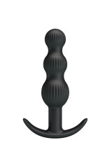 PRETTY LOVE - SIDNEY VIBRATORE ANALE 10 VIBRAZIONI NERO