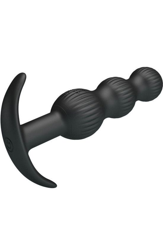 PRETTY LOVE - SIDNEY VIBRATORE ANALE 10 VIBRAZIONI NERO